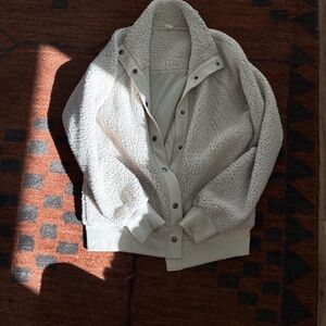 Mystree Soft Gray Teddy Jacket